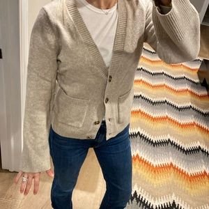 GAP Beige Cardigan Sweater